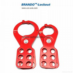 BO-K23/K24 Vinyl Coated steel HASP with hooks, Safety HASP lockout