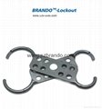 BO-K61Double-end  aluminum HASP lockout , Safety HASP lockout