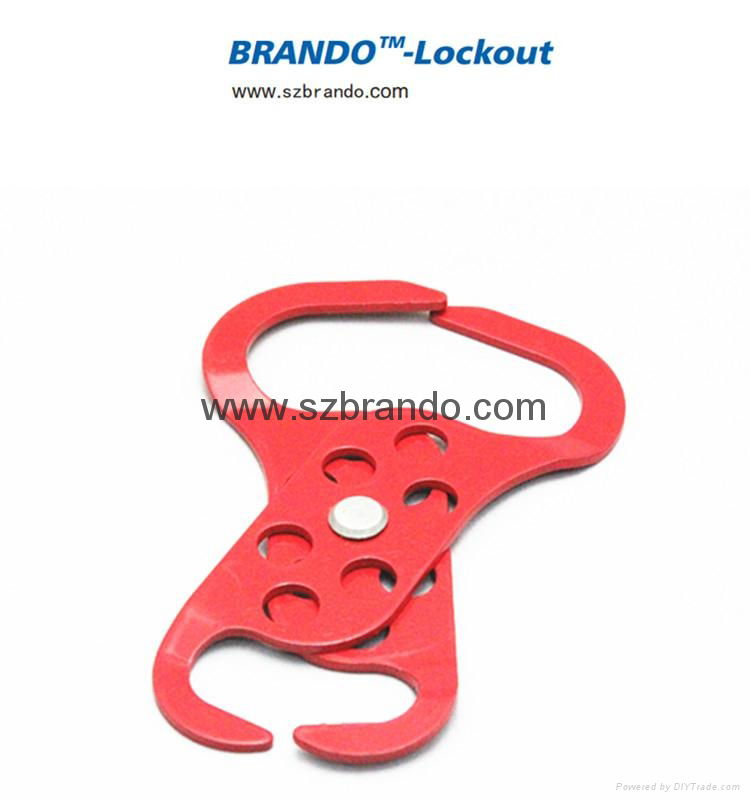 BO-K62 Double-end  steel HASP lockout , Safety HASP lockout 3