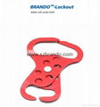 BO-K62 Double-end  steel HASP lockout , Safety HASP lockout