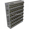 BRANDO New Design 96units LED Cap Lamp Charger Racks with detachable modular