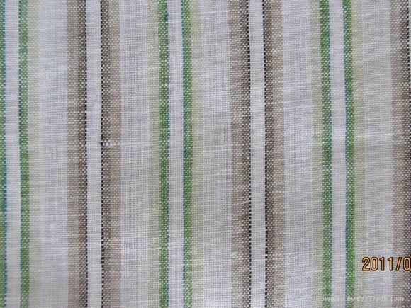 100%Linen Yarn Dyed Fabric 2