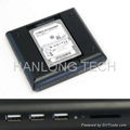 sata 2.5" HDD CASE DVDRW  Card reader  USB charger 1