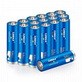 Factory price AM-3 Alkaline Battery LR6 AA1.5V 400 mins discharge dry battery