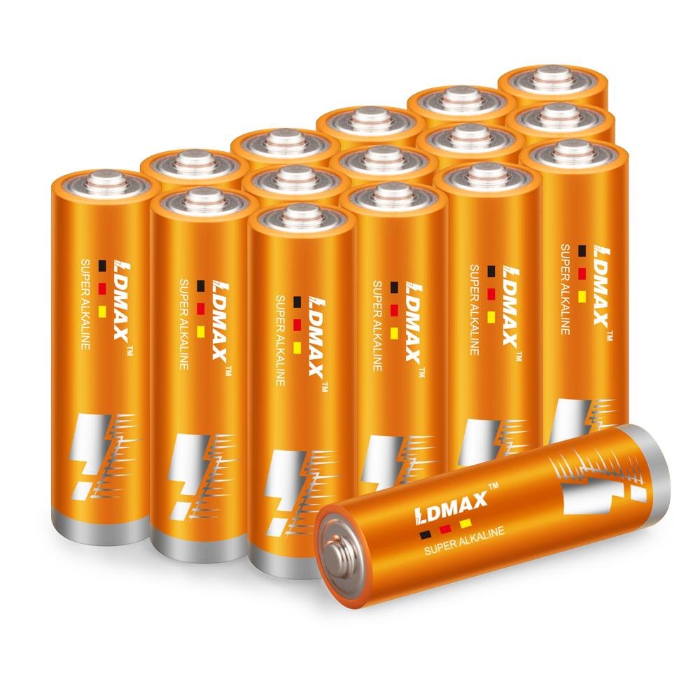 Factory price AM-3 Alkaline Battery LR6 AA1.5V 400 mins discharge dry battery 5