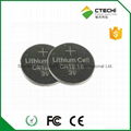 CR1616 3v lithium Button Cell 50mah capacity coin battery