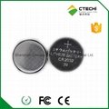 CR2032 210mAh 3V coin cell backup lithium battery