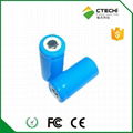 CR123A 2/3A size battery 1500mAh photo lithium battery 3 volt LiMnO2 battery