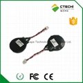 cr2032 with wire terminals,3v Coin cell