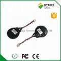 CR2032 3v Primary lithium coin battery with solder tabs