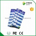 CR2032 3V lithium coin cell primary battery  210mah 