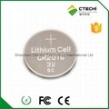 CR2016 lithium coin cell 3V button battery primary cell 