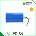 ICR18650 4400mah 3.7v rechargeable battery pack