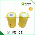  Ni-Cd D4000mAh 1.2V rechargeable battery cell