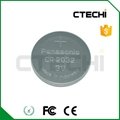 panasonic CR2032 3V button cell battery 220mAh