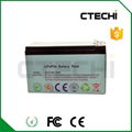 LiFePO4 18650 12.8V 7.5Ah rechargeable battery pack 