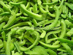 frozen green pepper sliced