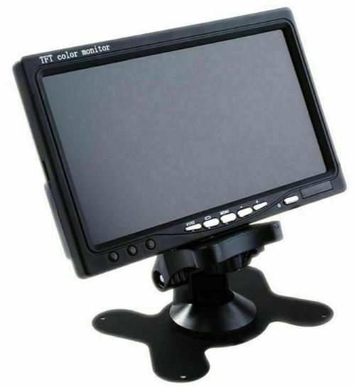 7'' inch TFT LCD Color Screen 2 Video Input Car Rear View Camera DVD VCR Monitor 2