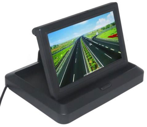 5" Folding Digital Screen Video DVD Player 12/24V HD CCD Car Display Monitor 2