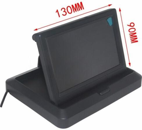 5" Folding Digital Screen Video DVD Player 12/24V HD CCD Car Display Monitor 3