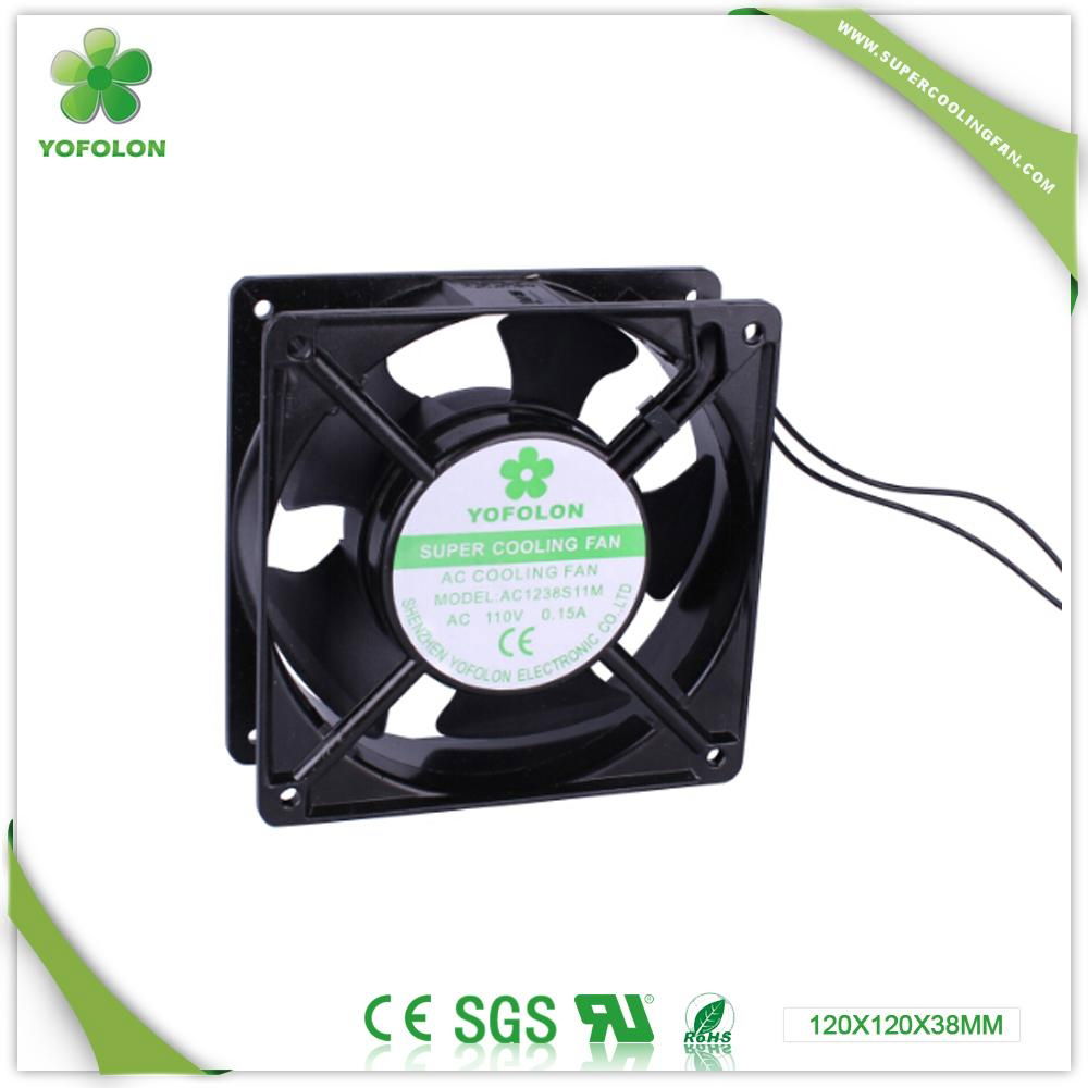 120x120x38mm 220V AC Cooling Fan 120mm 380v AC Motor Fan 2