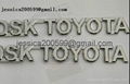 ABS chromed logo car emblem brand logo