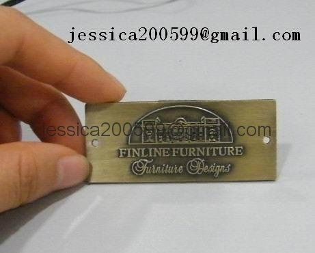 furniture badge brass oval badge 3