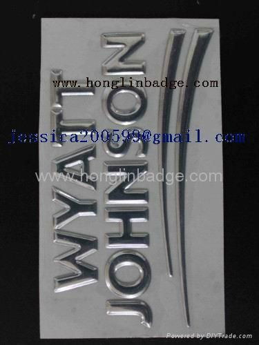 auto vehicle-logo car badge emblem  Silver fashion modeling 2