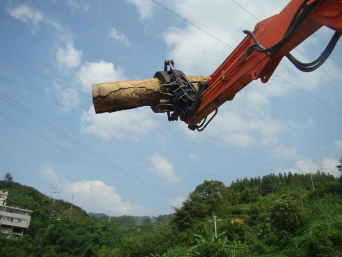 hydraulic timber grab for Excavator  5