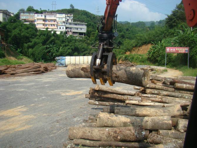 hydraulic timber grab for Excavator  3