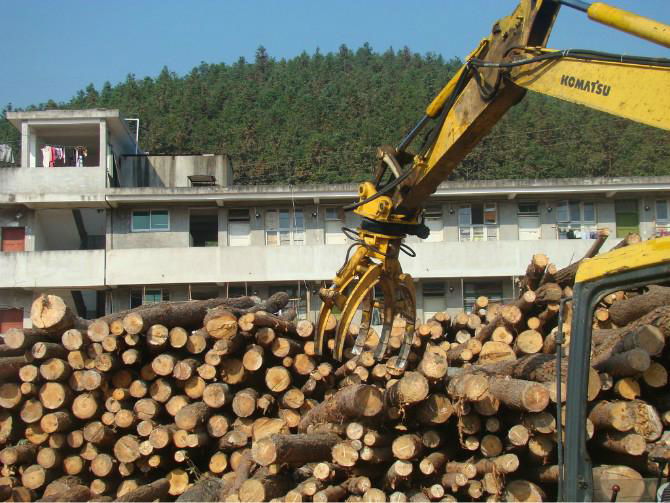 hydraulic timber grab for Excavator  2