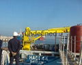 Hydraulic telescopic crane for marine crane ship 3