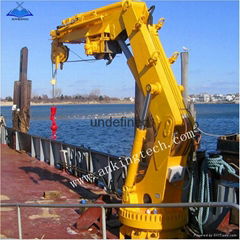 Hydraulic Knuckle&Telescopic Crane for marine ship