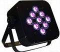 9*3w slim flat led par uplighting American DJ light 1