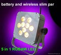 Cheap price 9*15w RGBWA led uplighting battery wireless par 3