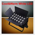 cheap 18x6w cool warm white dmx512 stage light led light 1