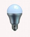 7W LED ball bulb replaces 25w energy-saving lamps with base E27/B22,