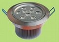 9W LED down ceiling light high power LED with 100LM/W 5000k ceiling light