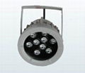 9w exterior LED spot light No.FL096-12W  IP65 with 100-110LM/W