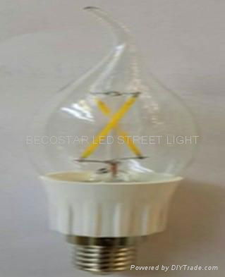 3W COB  E14 LED ball bulb  replaces20w incandescent lamp 2