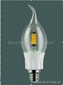 1.6W COB E14 LED candle bulb replaces20w incandescent lamp