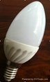 Ceramics 3W SMD LED candle bulb E14 1