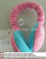 Child cute pink warming ear muffs Headband 2
