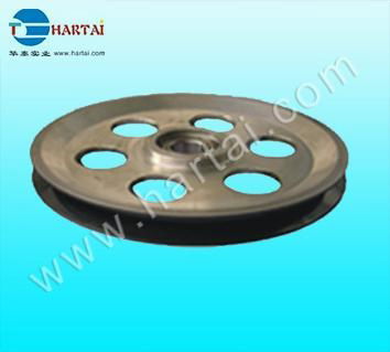 Chrome Ceramic Coating Aluminum Idler Pulley for Wire Drawing 3