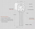 Digital tension meter T2-01-200 for wire copper, yarn, fibers  2