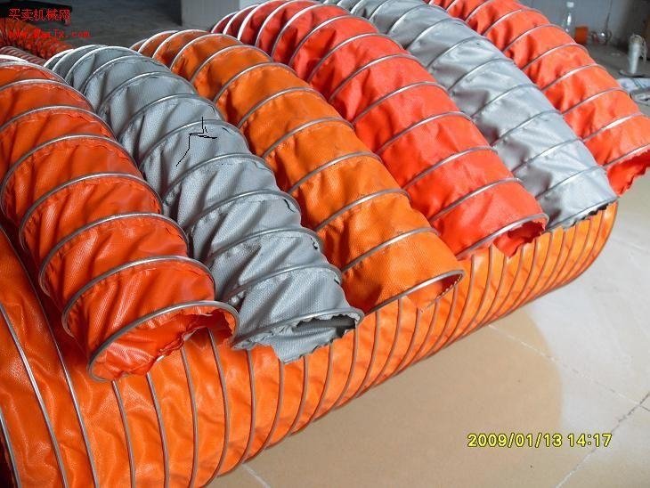 Nylon Fabric Flexible Ventilated Duct of Construct  3