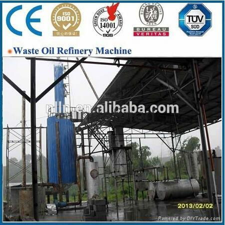New technique high quality continuous waste oil distillation plant 3