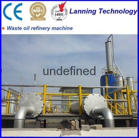 High quality factory direct quick delivery waste engine oil distillation plant 4