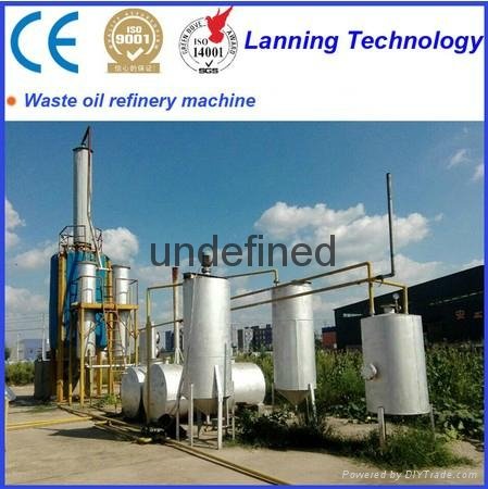 High quality factory direct high profitable waste oil distillation plant