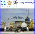 High Efficient safety device waste engine oil distillation plant 3